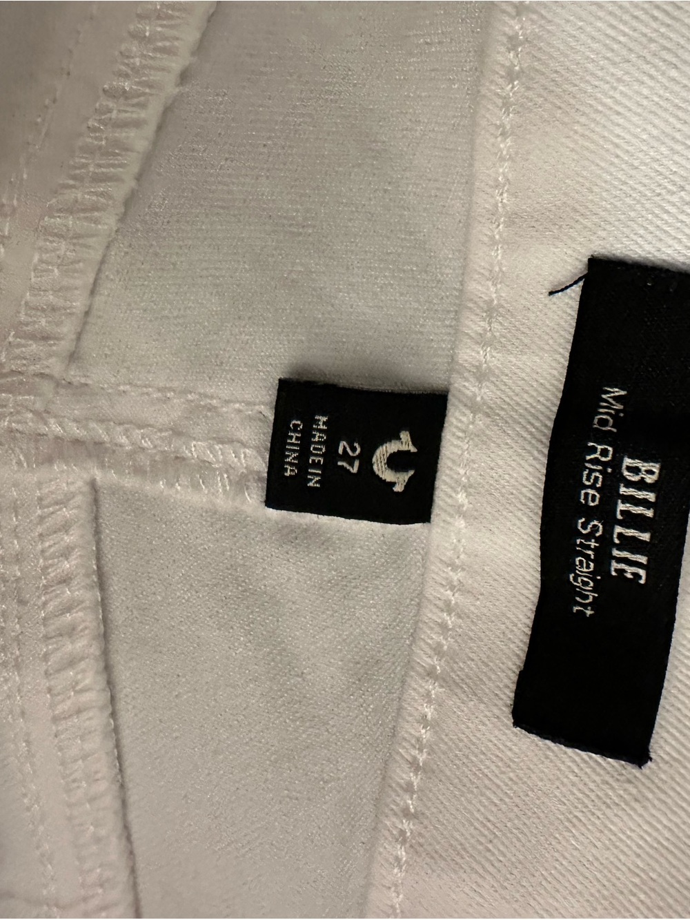 True Religion Women's Billie Jeans in White - Picture 8 of 11